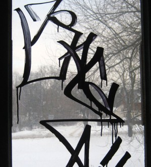 Anti-graffiti film transparent